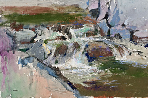 Rushing Waters painting of rushing waters | water painting