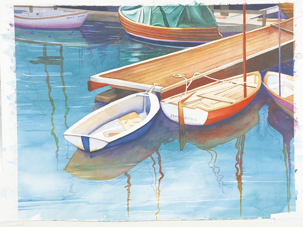 Painting Reflections In Acrylic Painting Reflections In Acrylic