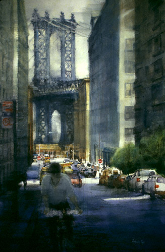 New York Bridges: "Manhattan Bridge" by Antonio Masi | Bridges in New York City