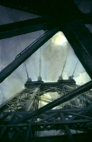 New York Bridges: "View from Below" by Antonio Masi | Bridges of New York City
