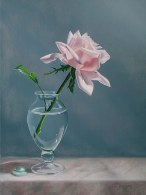 Heaven Sent by Jane Jones, how to paint rose petals in oil