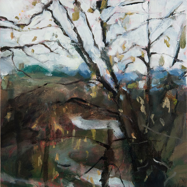 kflora_02_72 View From Eden Park oil painting by Kim Flora | oil landscape abstract painting