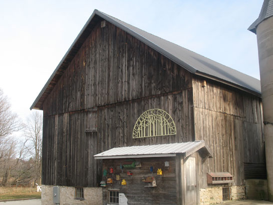 tam_april12_DoorCounty01 Woodwalk gallery, restored barn, art gallery, Door County Wisconsin