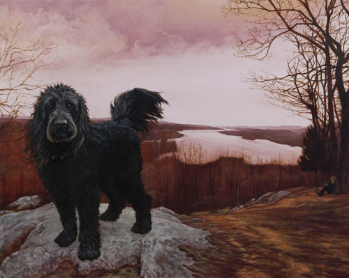 dog art, pictures of dogs, Dana Hawk art