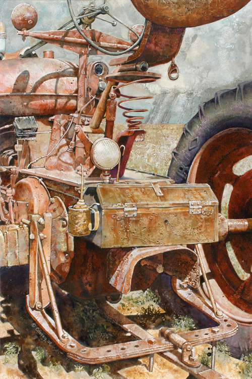 Family Farm (acrylic painting, 48x24) by Craig Cossey Family Farm (acrylic painting, 48x24) by Craig Cossey