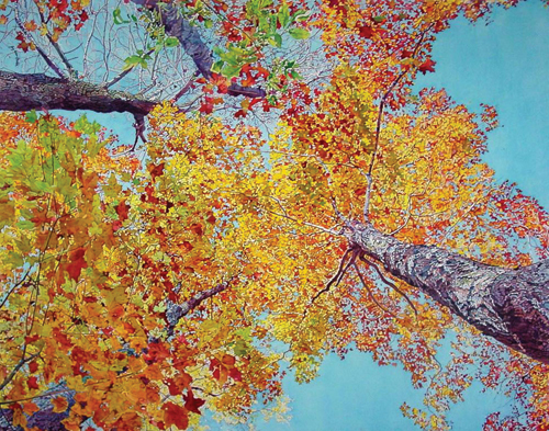 "Maple Sky" by Josy Britton "Maple Sky" by Josy Britton | Mosaic Techniques