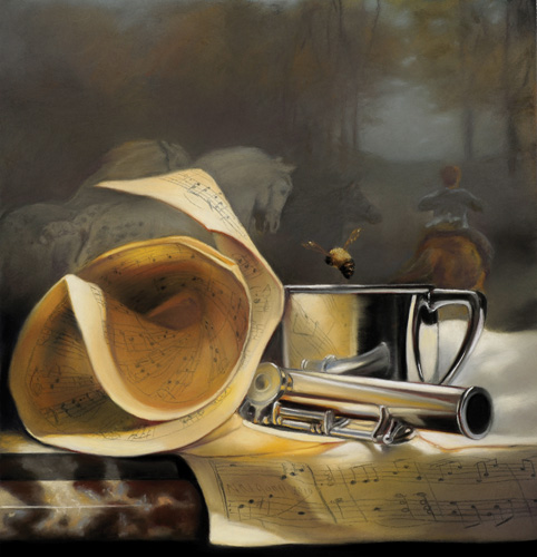 "Sound of Their Wings V" by Nicora Gangi "Sound of Their Wings V" by Nicora Gangi | Still Life Paintings