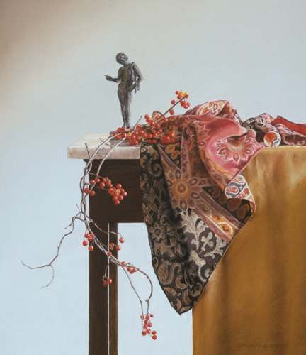 "Bittersweet with Bronze" by Barbara S. Groff "Bittersweet with Bronze" by Barbara Groff | Pastel Paintings