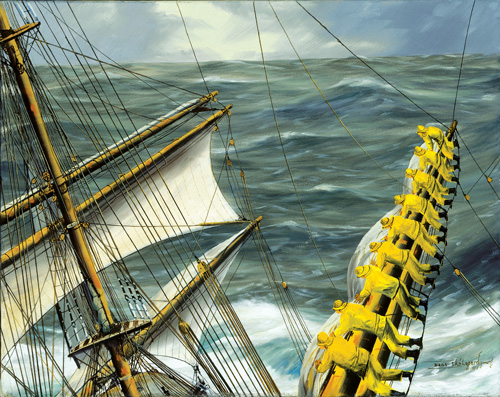 Olivebank" by Hans Skalagard Olivebank" by Hans Skalagard | Historical Paintings of Naval Ships