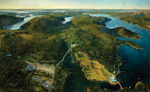 Alexandra Tyng, oil landscape painting Alexandra Tyng, oil landscape painting