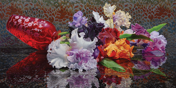 "Crush" by artist Eric Wert (oil, 24x48)