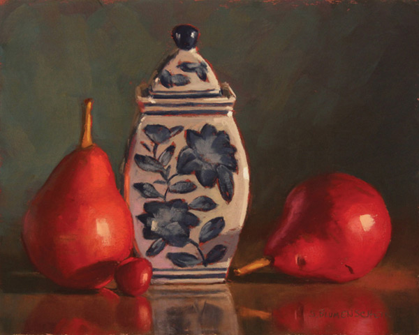 Sarah Blumenschein pastel still life painting Sarah Blumenschein pastel still life painting