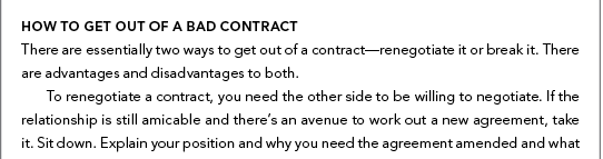 work contracts samples