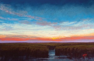 The Secret of the Evening (pastel, 12x18) by Stan Sperlak