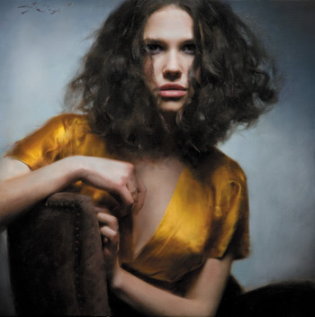 In Yellow, Baugh uses a close-cropped composition and intense color to capture our attention.