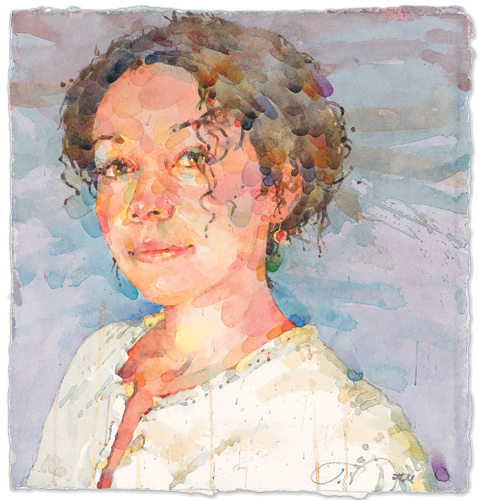 Shine | watercolor portrait