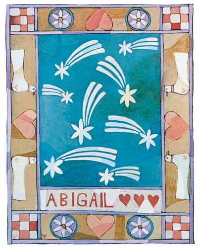The last page of The Quilt Story, which shows dePaola’s love of American folk art.