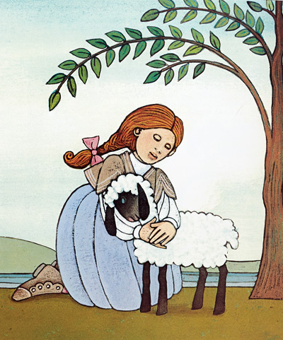 Mary of Mary Had A Little Lamb was based on an actual child in dePaola’s neighborhood, which was also the neighborhood of the rhyme’s author.
