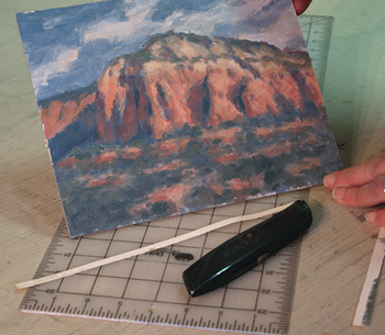how-to-mount-a-painting-11