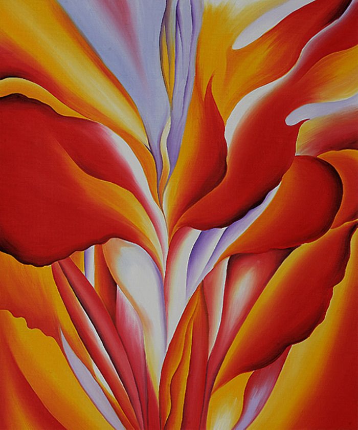 Red Canna by Georgia O'Keeffe, 1924