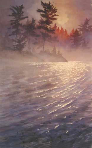 Morning Overture, landscape painting by Gordon MacKenzie