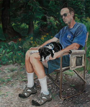 Father's Day, painting by Brittany Stout