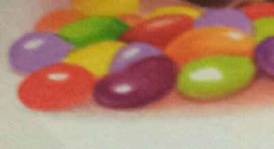 Burnishing colored pencil drawing