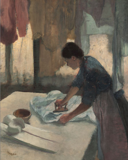 Woman Ironing by Edgar Degas_How to paint like Degas