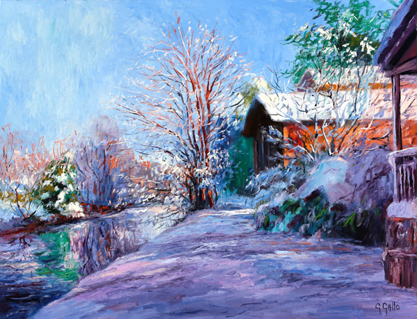 Impressionist landscape painting by George Gallo