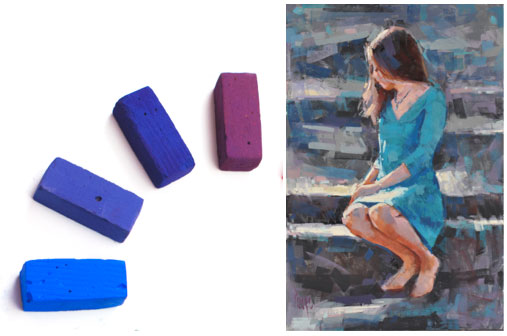 Cool analogous color scheme, by Alain Picard