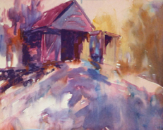pastel-underpainting-Blue-Shed-nancy-nowak