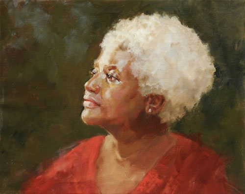 Portrait painting by Chris Saper