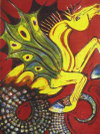 Ayres Winged Horse printmaking