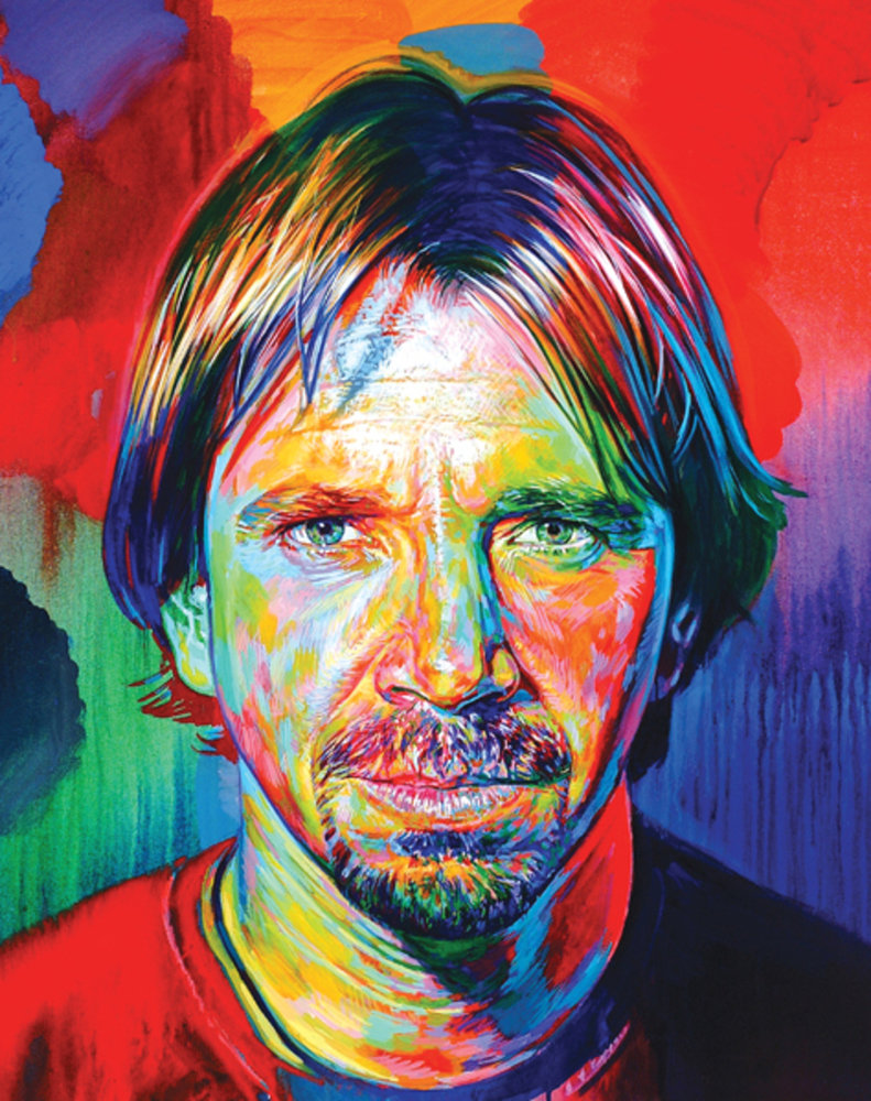acrylic stephen bennett s larger than life acrylic portraits