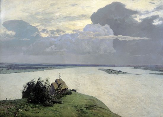 Above the Eternal Tranquility by Isaac Levitan, 1894.