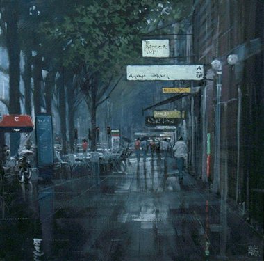 Acrylic painting by Mike Barr at artistsnetwork.com
