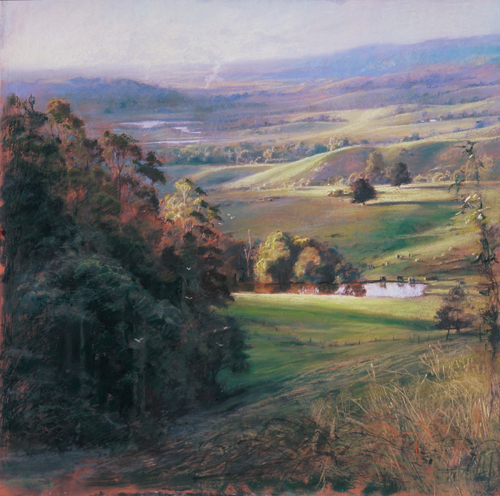 From the Billycock to Bridport (pastel) by Leoni Duff