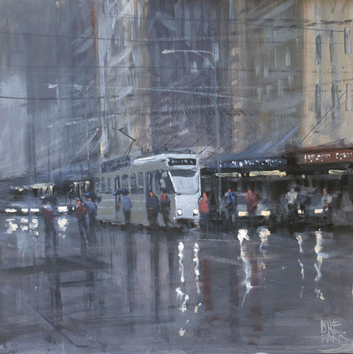 Acrylic painting by Mike Barr
