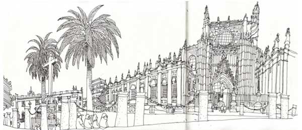 #Inktober idea; drawing by Teoh Yi Chie | ArtistsNetwork.com
