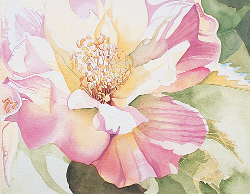 watercolor painting demonstration painting