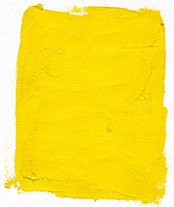 pigments: Gamblin chrome yellow