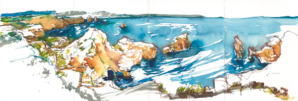 Urban sketching demo | Marc Taro Holmes, ArtistsNetwork.com