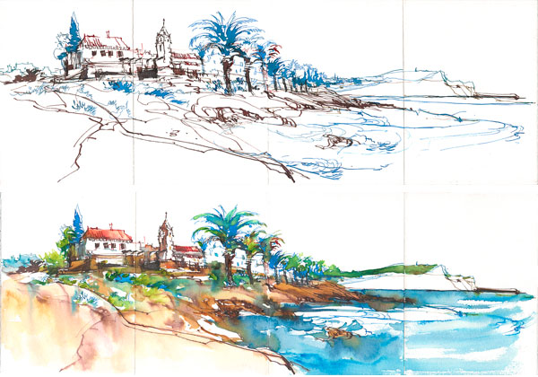 11-Portugal_Ink-Pano02_Luz_Harbor_Walk_01