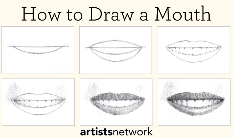 How To Draw A Mouth Easy Drawing Art How To Draw A Mouth Easy Drawing Art