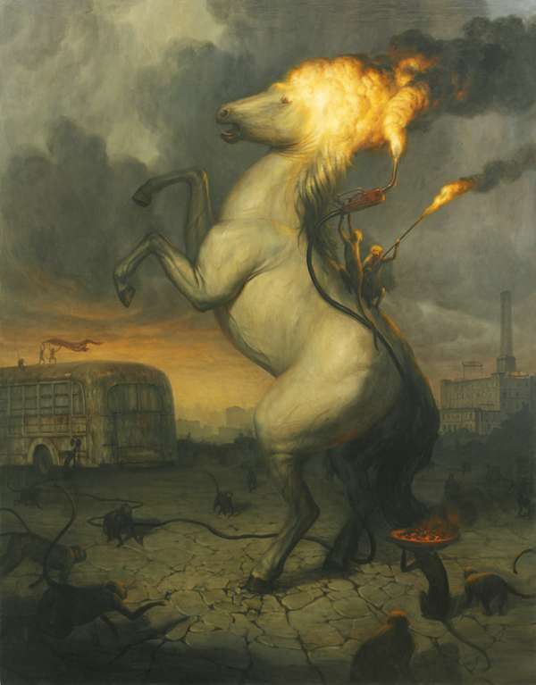 Illustration by Martin Wittfooth.
