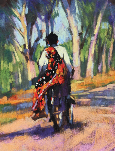 pastel landscape A Lift Home by David Napp | artistsnetwork.com