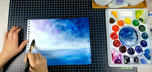 Watercolor techniques by Gina Lee Kim