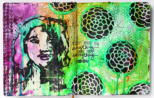 Art by Julie Fei-Fan Balzer from Cloth Paper Scissors