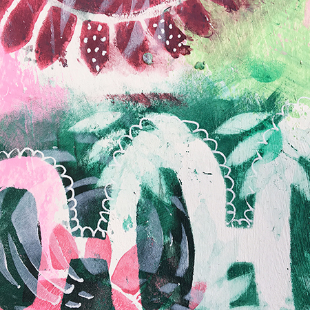 Adding doodles to stencil designs