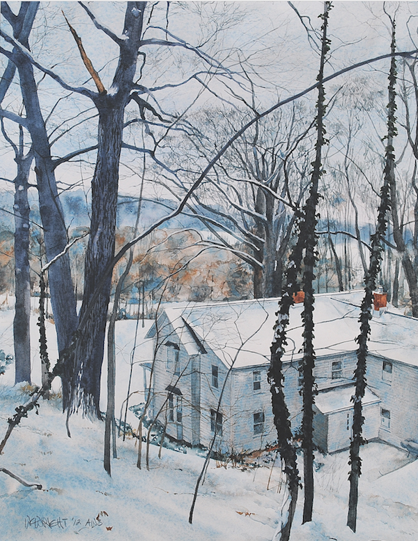 winter watercolors William C. Wright